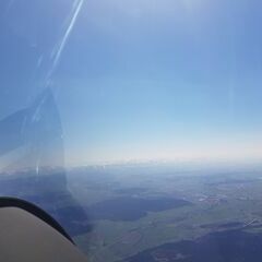 Flugwegposition um 11:22:23: Aufgenommen in der Nähe von Ravensburg, Deutschland in 1684 Meter